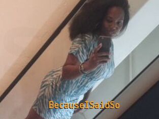 BecauseISaidSo