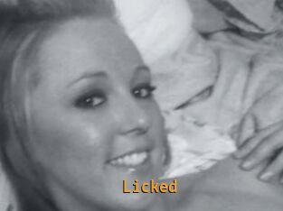 Licked